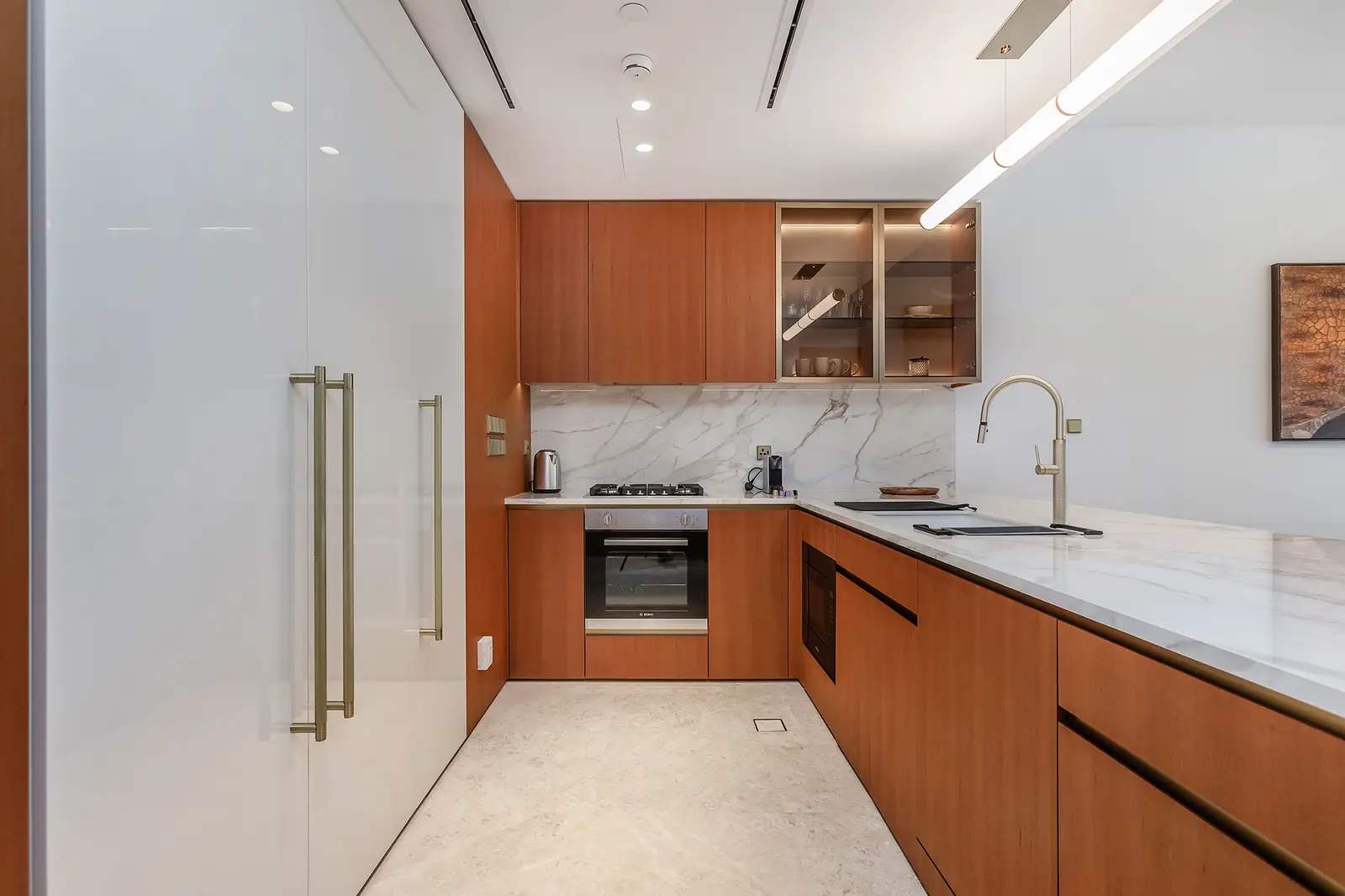 Kitchen of a Stellium apartment at Ellington Beach House