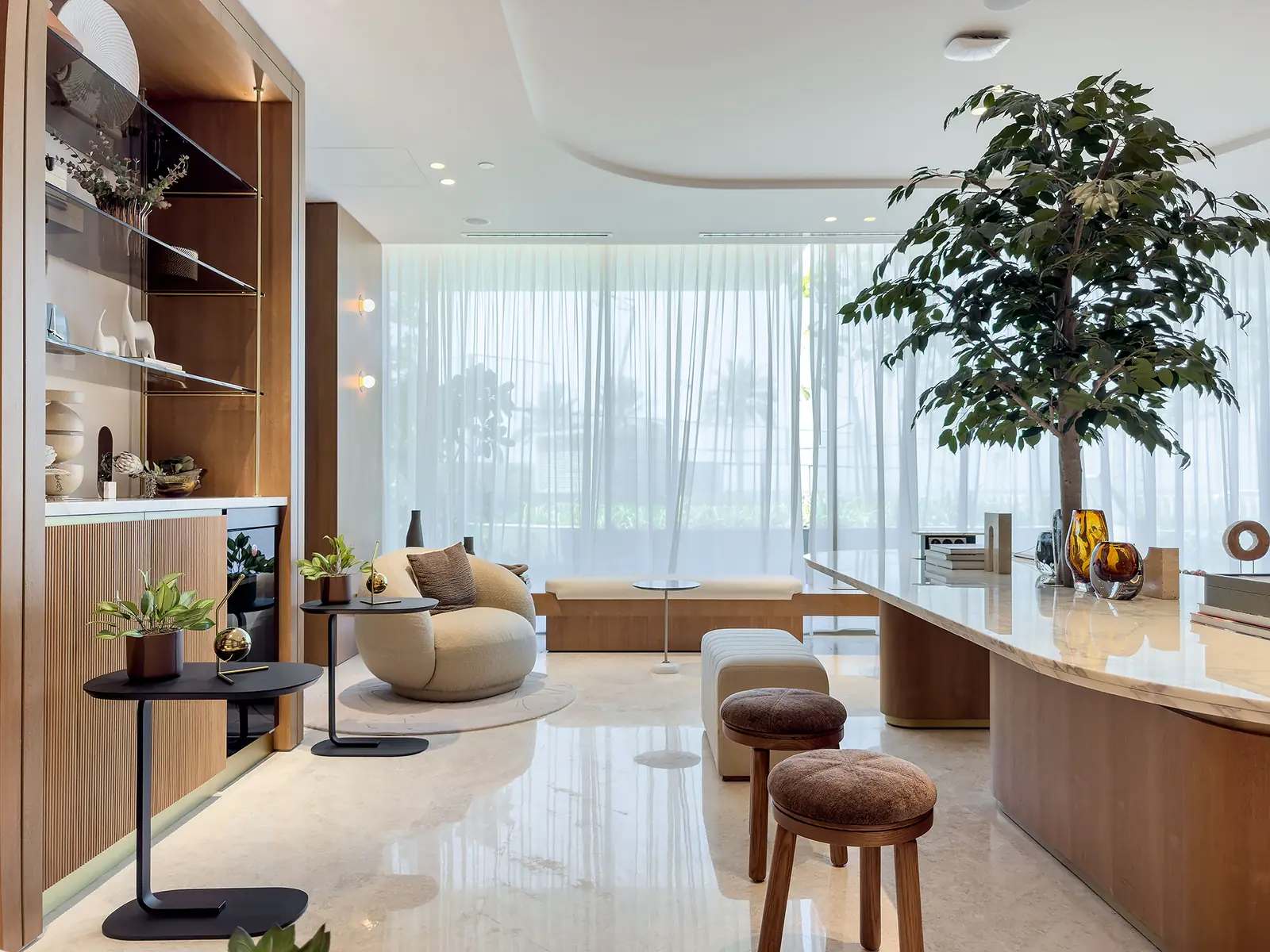 Residents’ lounge at Ellington Beach House, Palm Jumeirah
